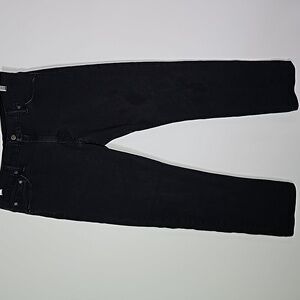 Levi's 504 black 33x33 straight leg jeans